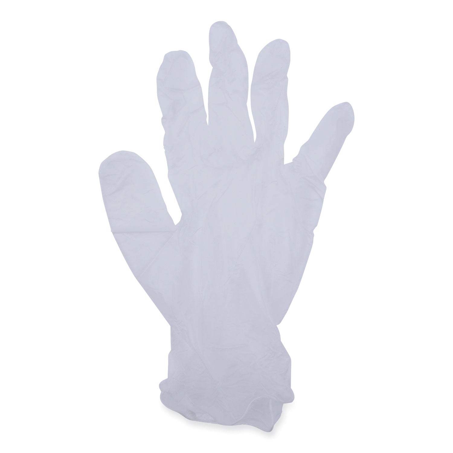 General Purpose Vinyl Gloves, Powder/Latex-Free, 2.6 mil, Medium, Clear, 100/Box - 