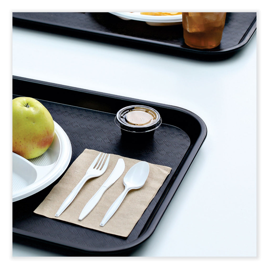 Souffle/Portion Cups, 2 oz, Polypropylene, Black, 125 Cups/Sleeve, 20 Sleeves/Carton