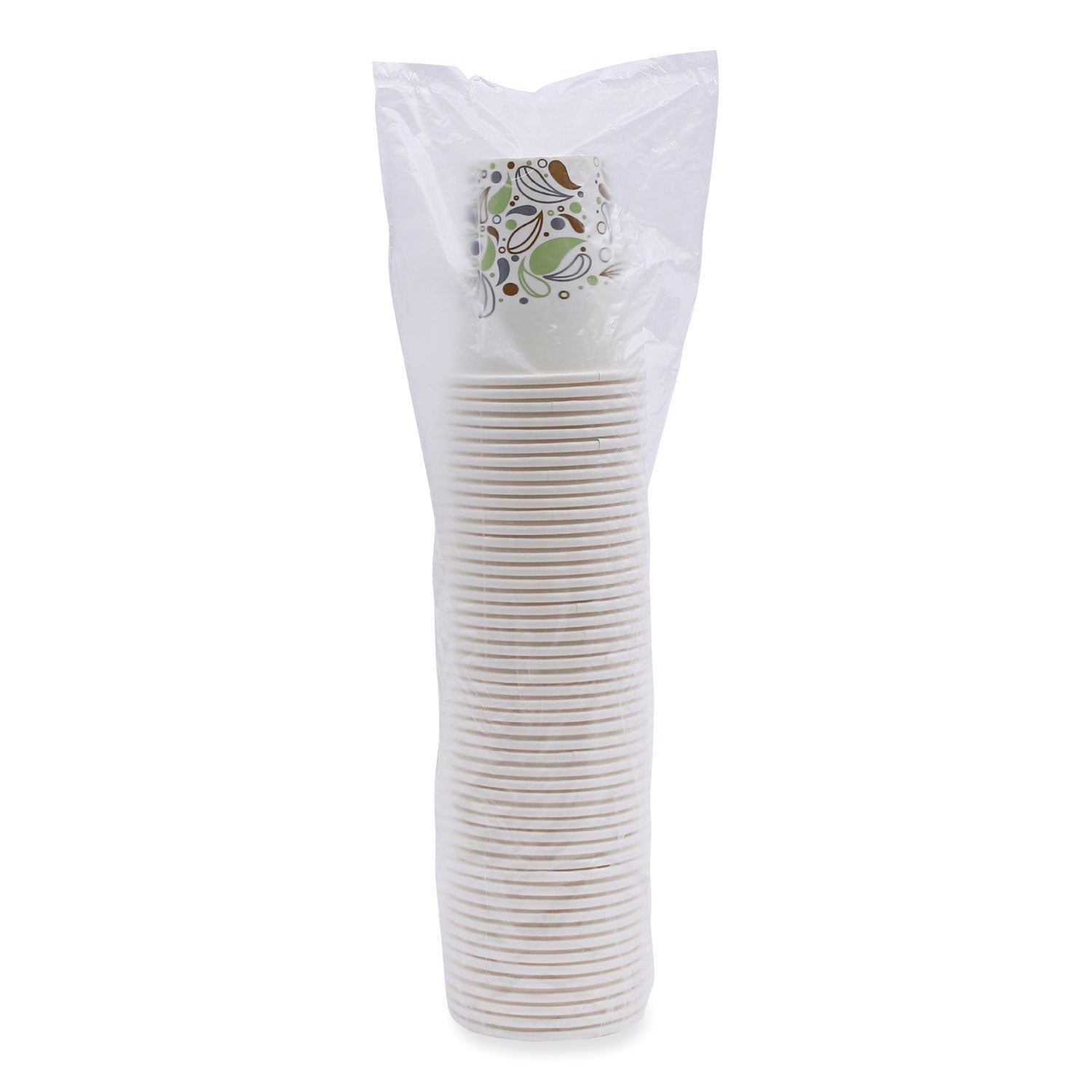 Deerfield Printed Paper Cold Cups, 12 oz, 50 Cups/Sleeve, 20 Sleeves/Carton