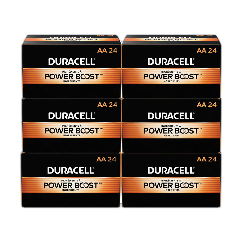 Power Boost CopperTop Alkaline AA Batteries, 144/Carton - 1
