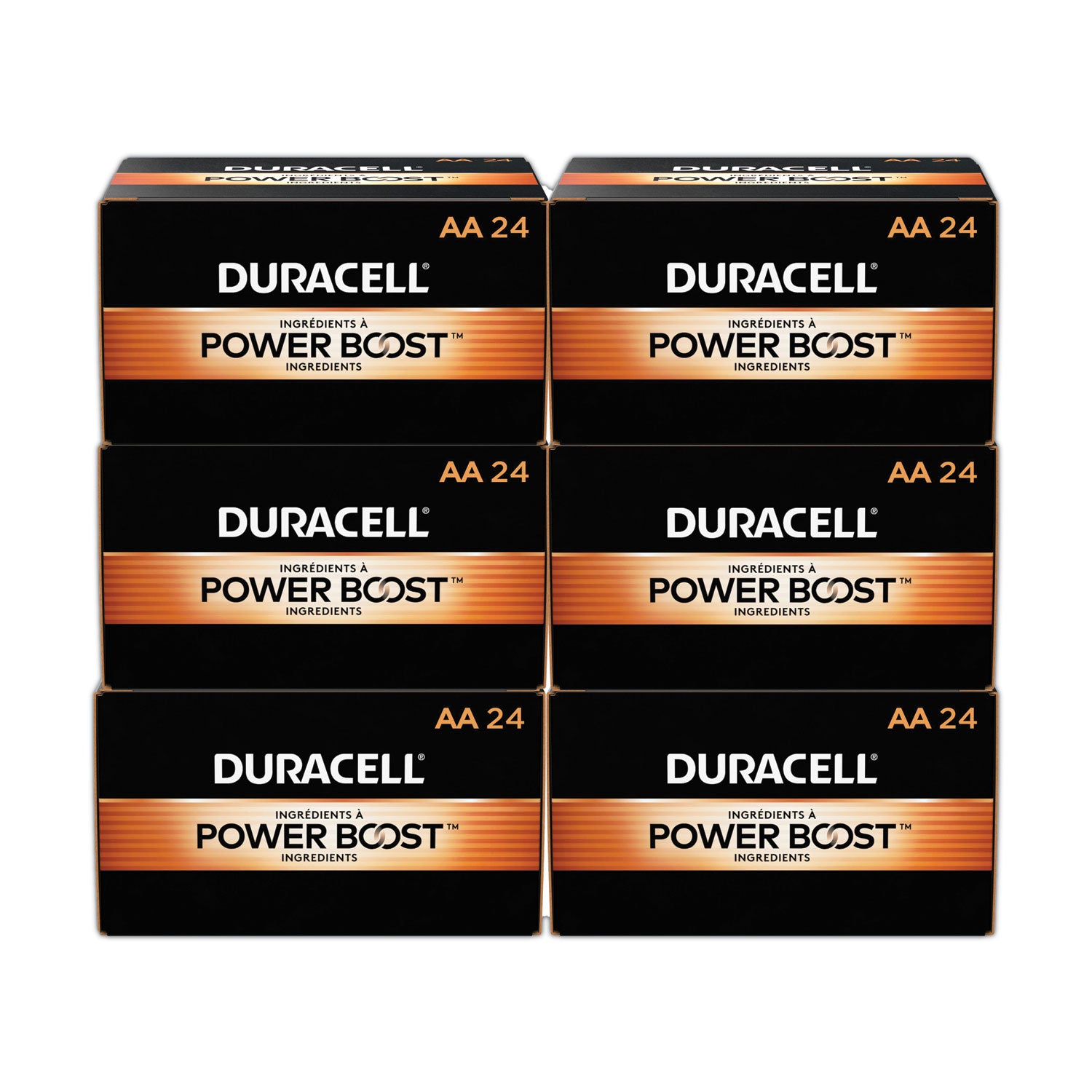 Power Boost CopperTop Alkaline AA Batteries, 144/Carton - 1