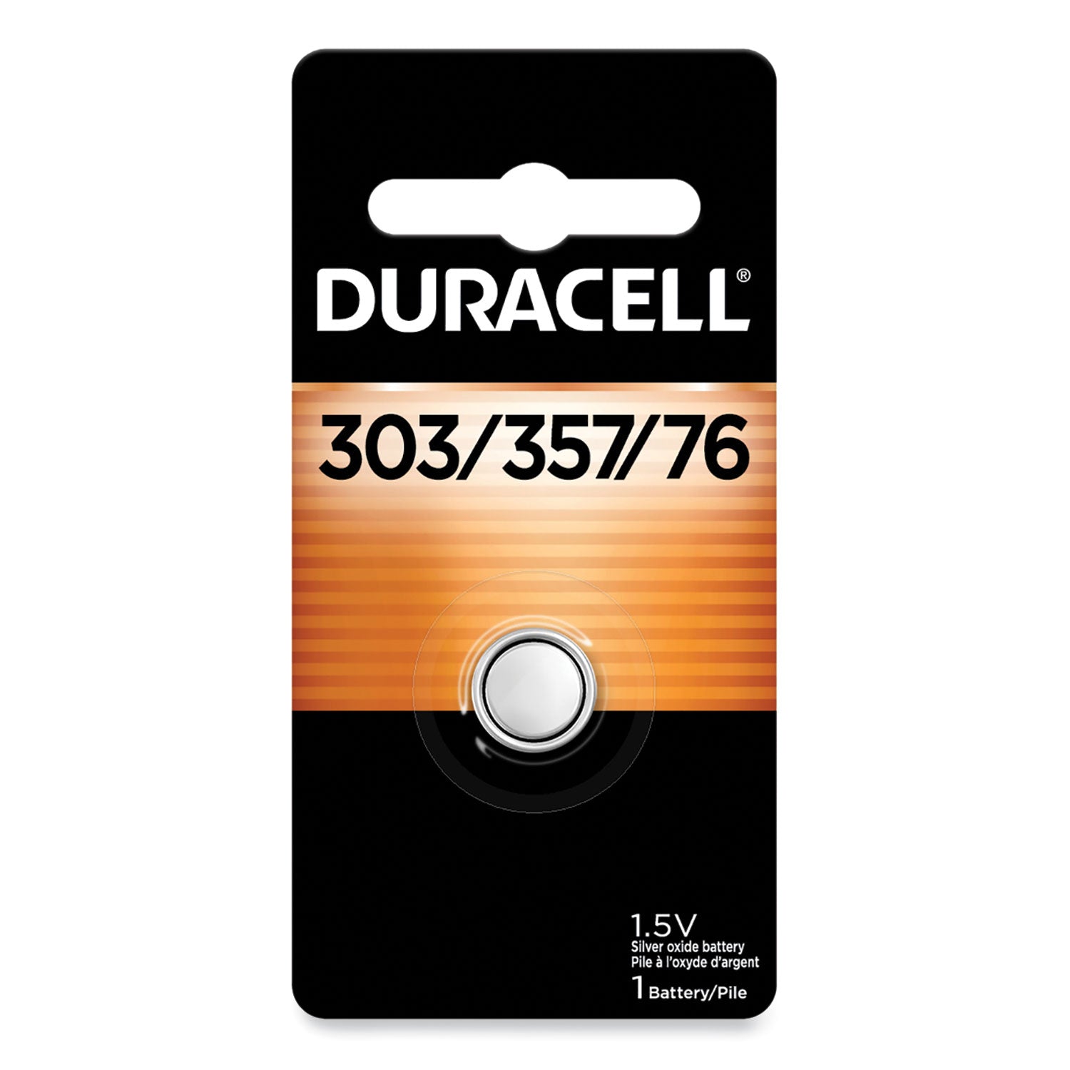 Button Cell Battery, 303/357, 1.5 V, 6/Box - 