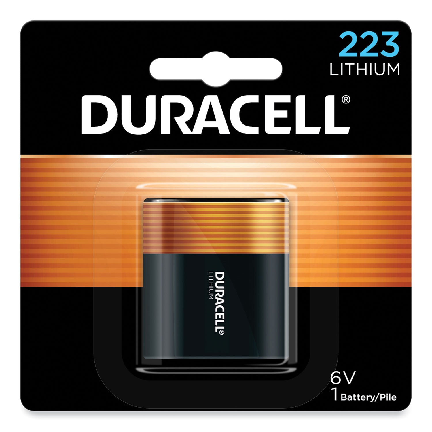 Specialty High-Power Lithium Battery, 223, 6 V - 