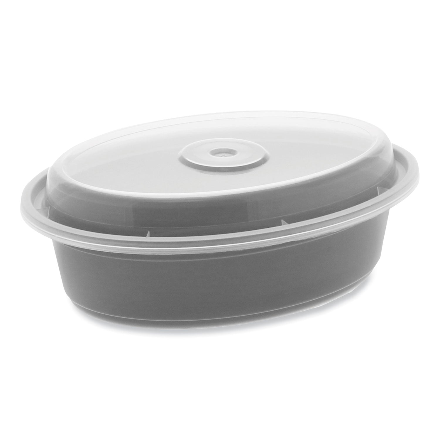 newspring-versatainer-microwavable-containers-oval-16-oz-68-x-48-x-19-black-clear-plastic-150-carton_pctoc16b - 1