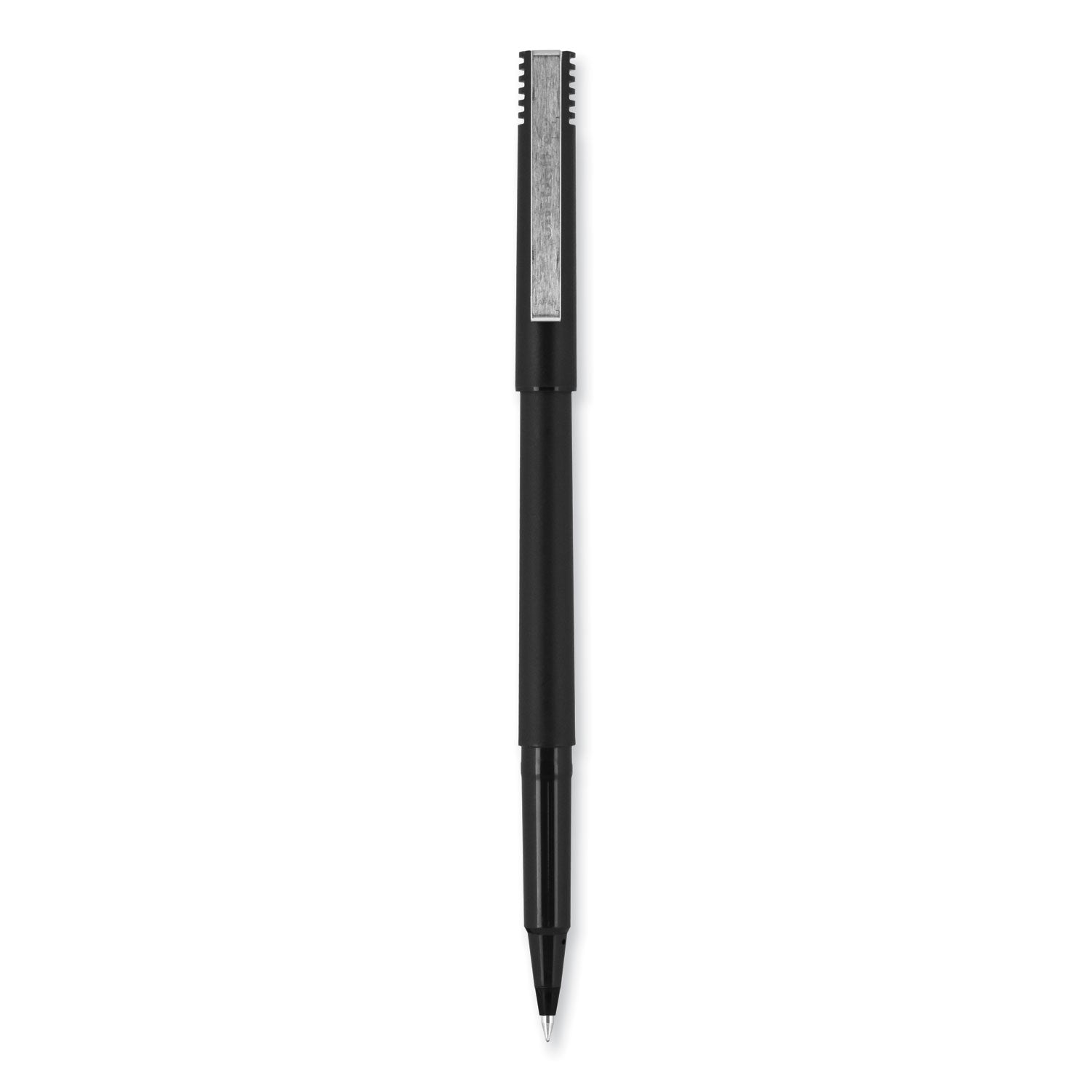 roller-ball-pen-stick-extra-fine-05-mm-black-ink-black-matte-barrel-dozen_ubc60151 - 2