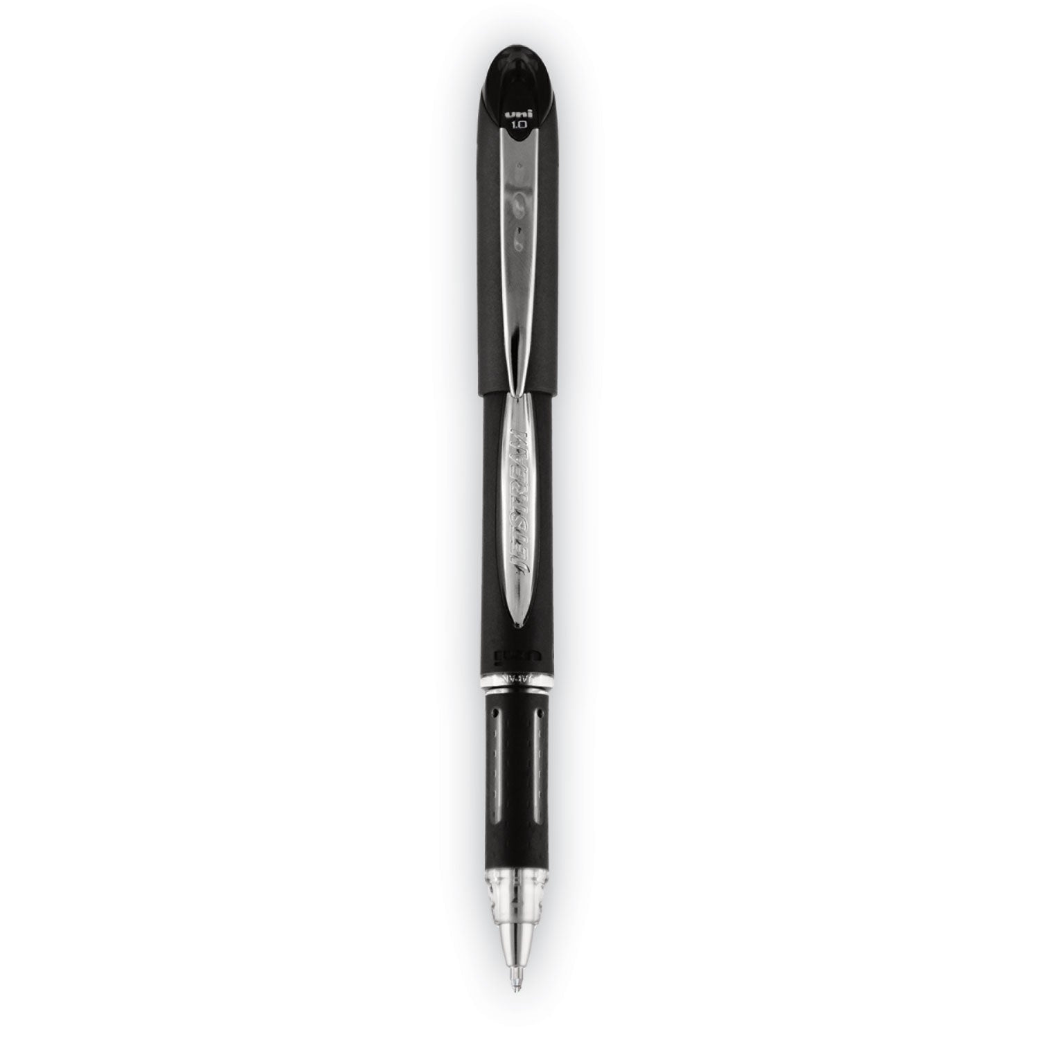 jetstream-stick-hybrid-gel-pen-bold-1-mm-black-ink-black-silver-barrel_ubc33921 - 1