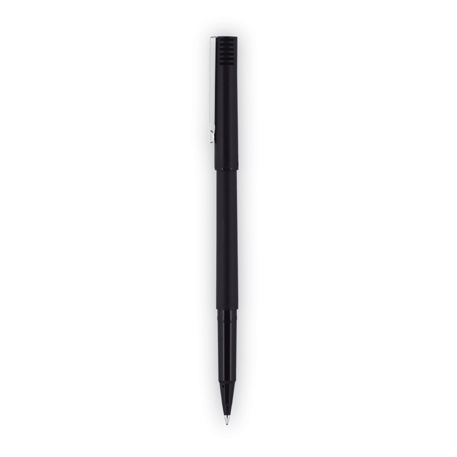 roller-ball-pen-stick-extra-fine-05-mm-black-ink-black-matte-barrel-dozen_ubc60151 - 3