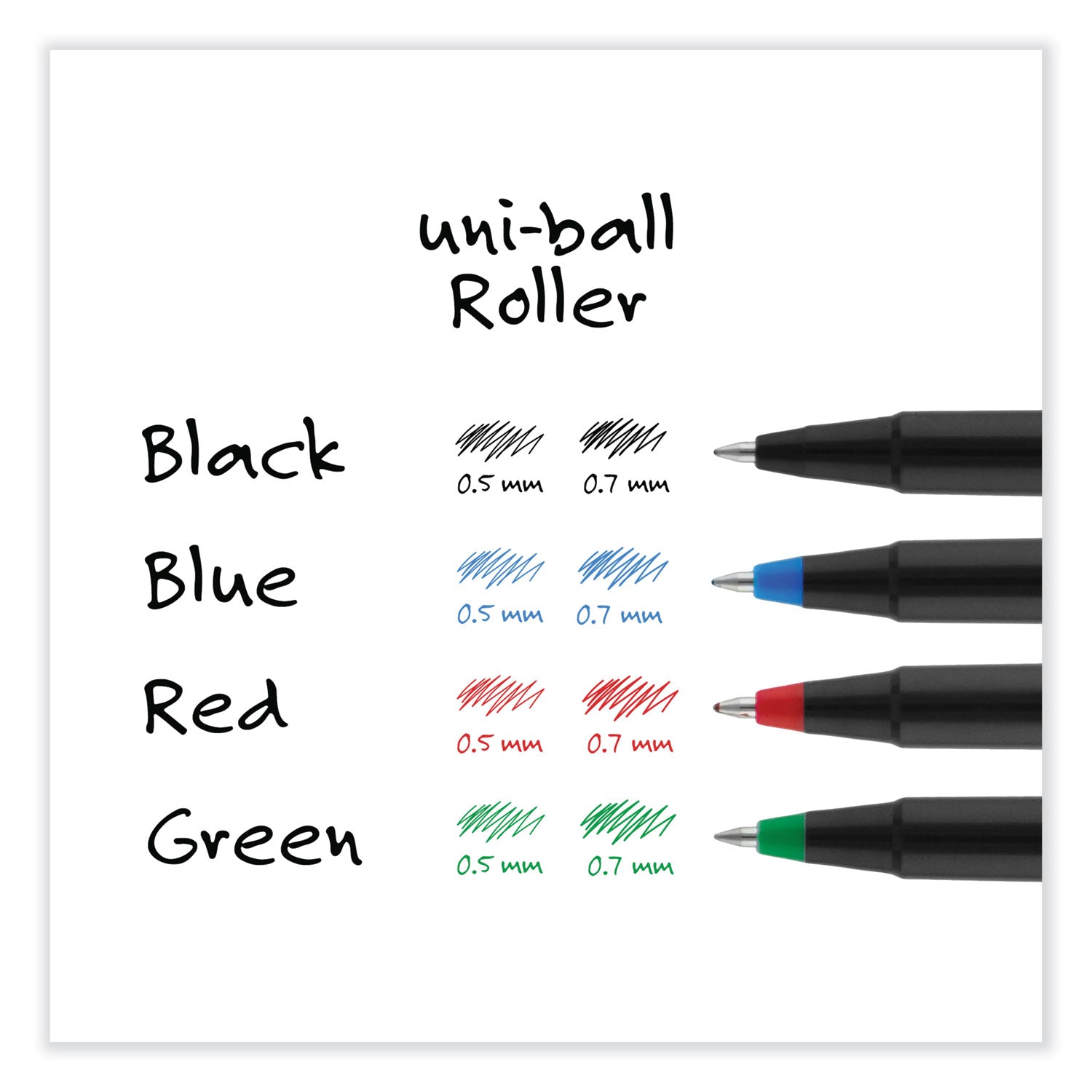 roller-ball-pen-stick-extra-fine-05-mm-black-ink-black-matte-barrel-dozen_ubc60151 - 8