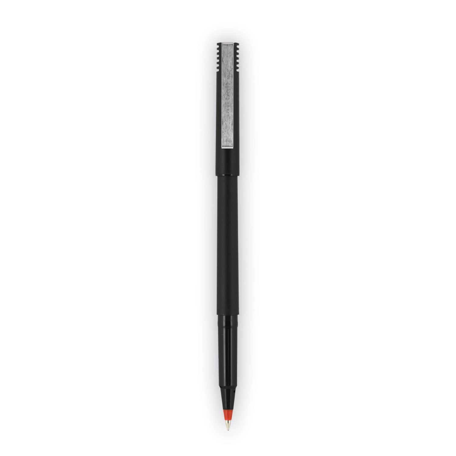 roller-ball-pen-stick-fine-07-mm-red-ink-black-red-barrel-dozen_ubc60102 - 2