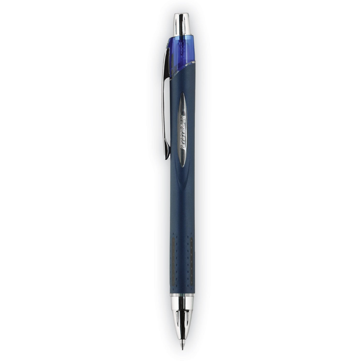 jetstream-retractable-hybrid-gel-pen-bold-1-mm-blue-ink-black-silver-blue-barrel_ubc73833 - 3