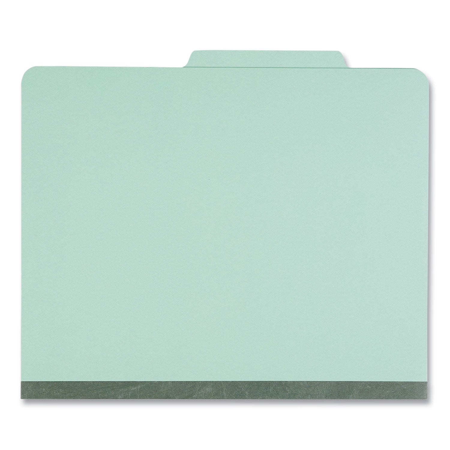 six-section-classification-folders-heavy-duty-pressboard-cover-2-dividers-6-fasteners-letter-size-light-green-20-box_unv10407 - 3