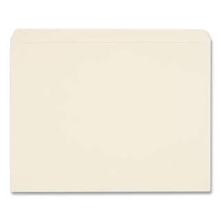 Top Tab File Folders, Straight Tabs, Letter Size, 0.75" Expansion, Manila, 100/Box