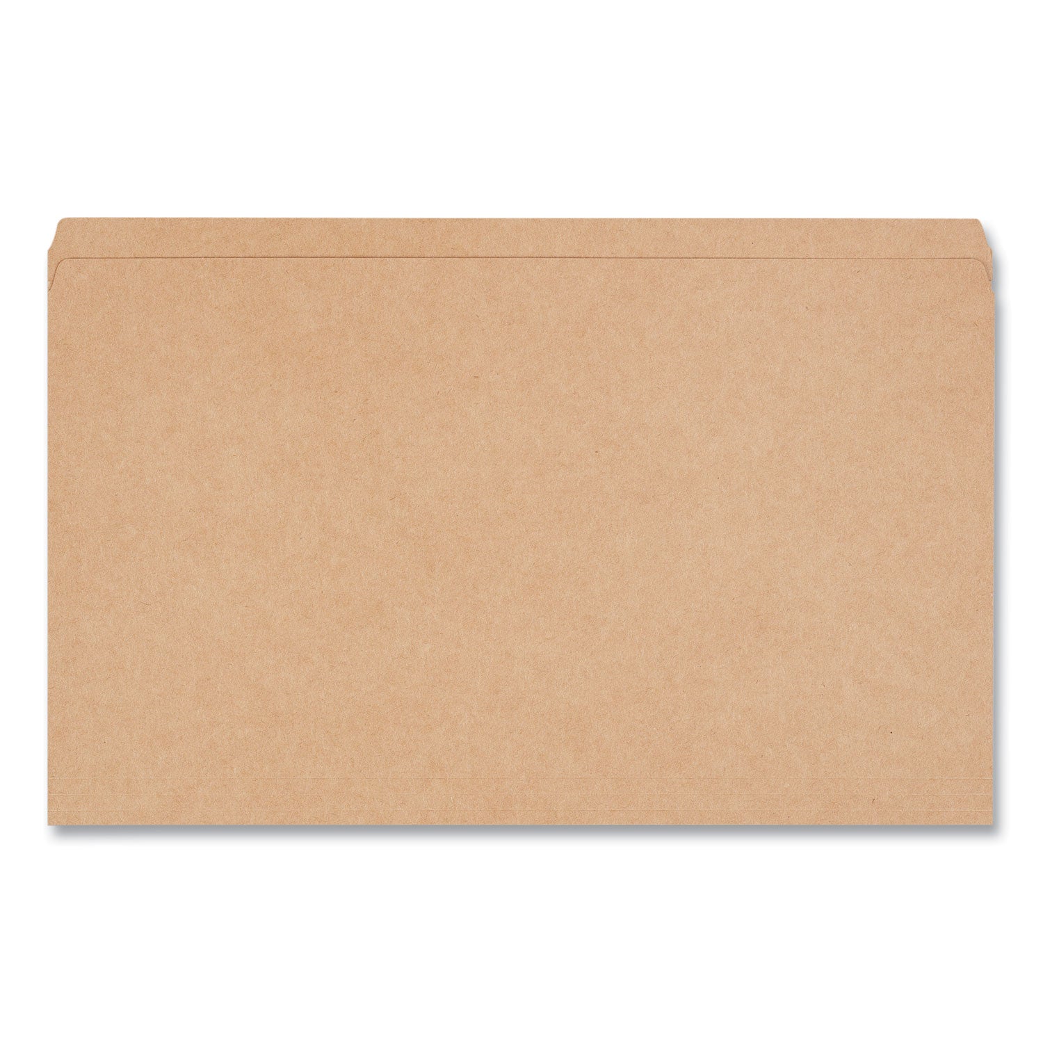 Reinforced Kraft Top Tab File Folders, Straight Tabs, Legal Size, 0.75" Expansion, Brown, 100/Box - 