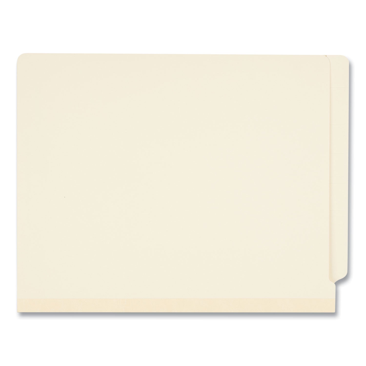 Six-Section Manila End Tab Classification Folders, 2" Expansion, 2 Dividers, 6 Fasteners, Letter Size, Manila, 10/Box - 