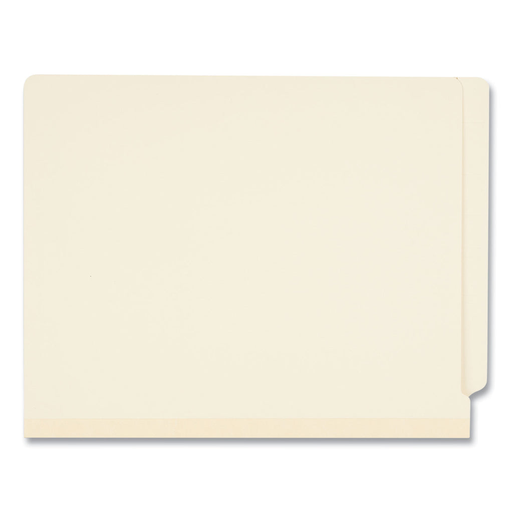 Six-Section Manila End Tab Classification Folders, 2" Expansion, 2 Dividers, 6 Fasteners, Letter Size, Manila, 10/Box