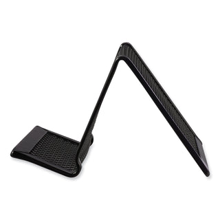 Mesh Metal Business Card Holder, Holds 50 2.25 x 4 Cards, 3.78 x 3.38 x 2.13, Black - 
