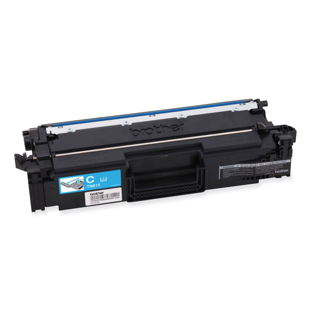 Brother TN815C Original Super High (XXL Series) Yield Laser Toner Cartridge - Cyan - 1 Each - 12000 Pages