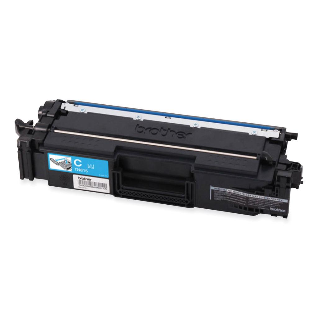 Brother TN815C Original Super High (XXL Series) Yield Laser Toner Cartridge - Cyan - 1 Each - 12000 Pages