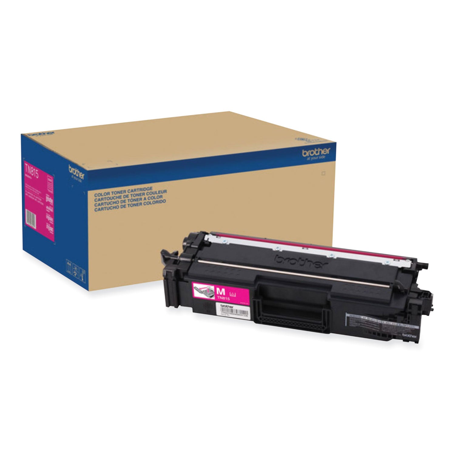 Brother TN815M Original Super High (XXL Series) Yield Laser Toner Cartridge - Magenta - 1 Each - 12000 Pages