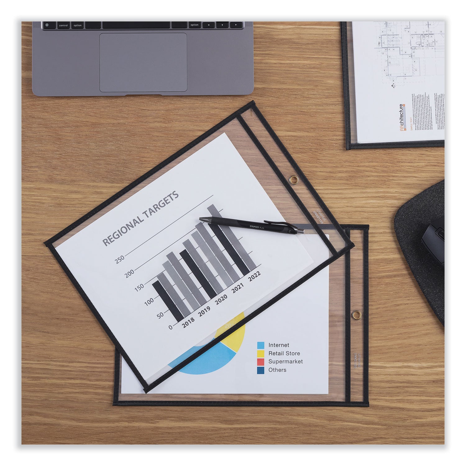 top-load-vinyl-ticket-holder-heavy-gauge-clear-25-pack_unv21135 - 4
