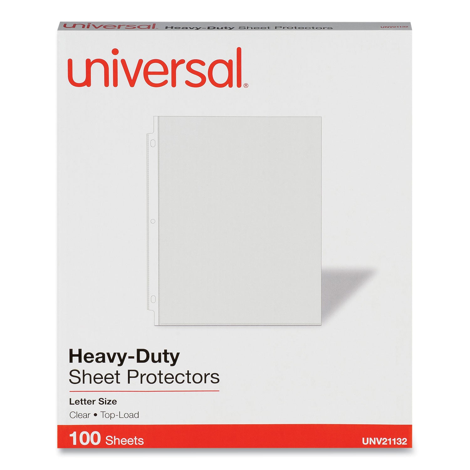 top-load-poly-sheet-protectors-heavy-gauge-letter-size-clear-100-pack_unv21132 - 1