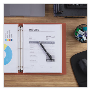 side-load-poly-sheet-protectors-heavy-gauge-letter-size-clear-25-pack_unv21136 - 2