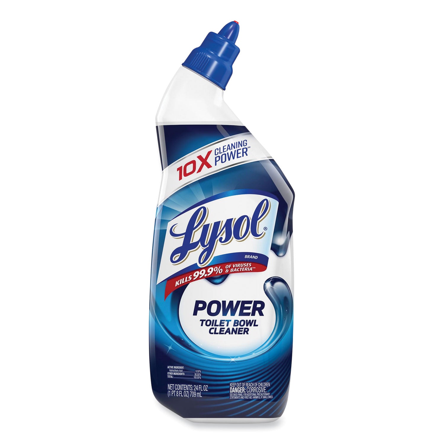 Disinfectant Toilet Bowl Cleaner, Atlantic Fresh, 24 oz Bottle, 2/Pack
