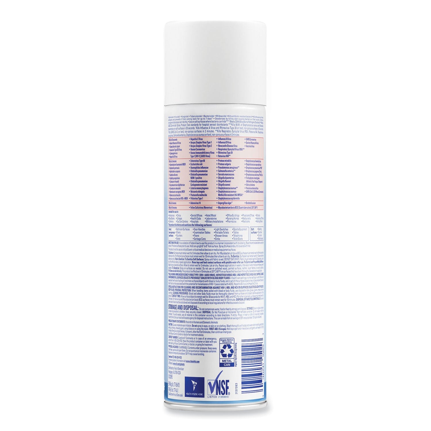 Disinfectant Spray, 19 oz Aerosol Spray - 