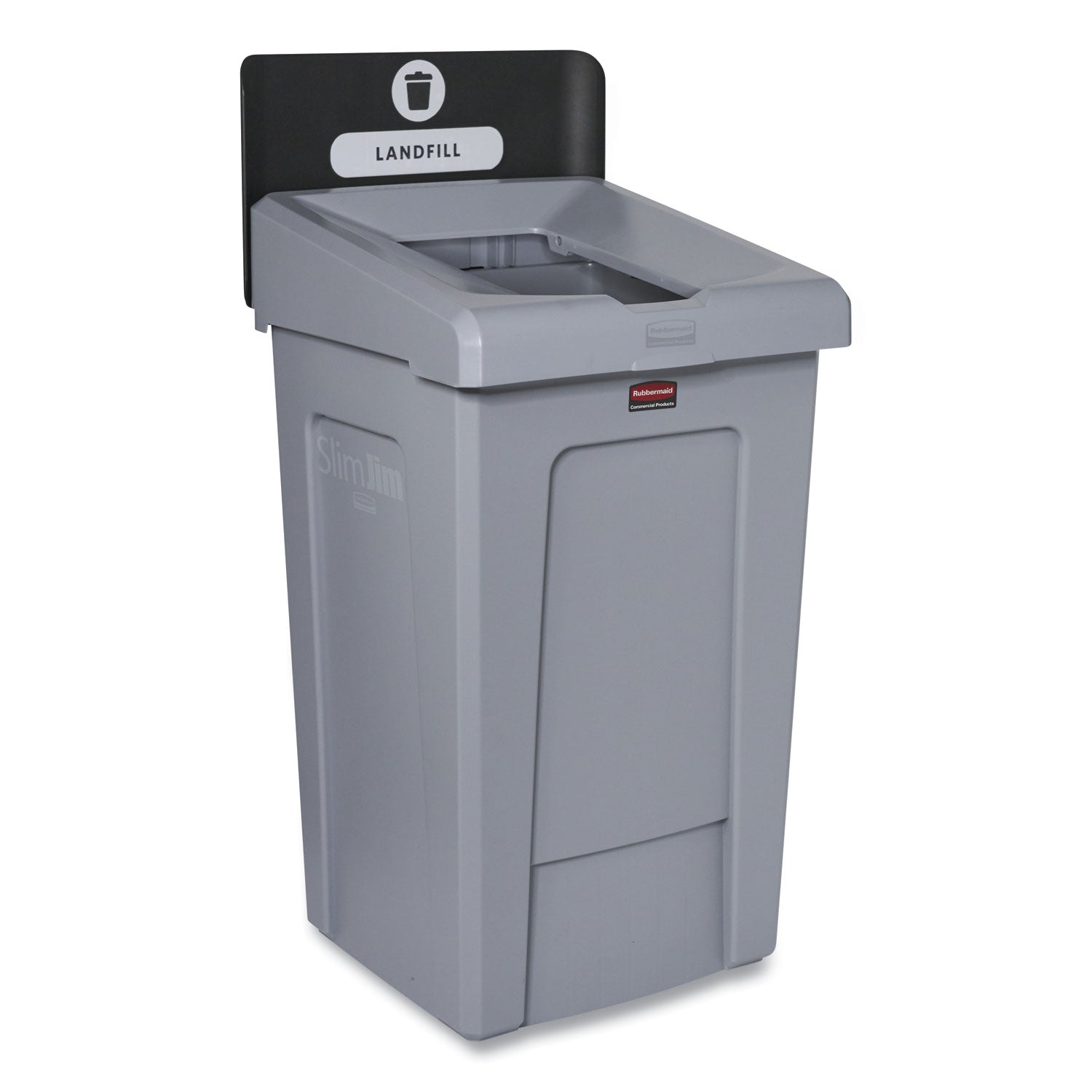 slim-jim-recycling-station-1-stream-landfill-recycling-station-33-gal-resin-gray_rcp2171554 - 1