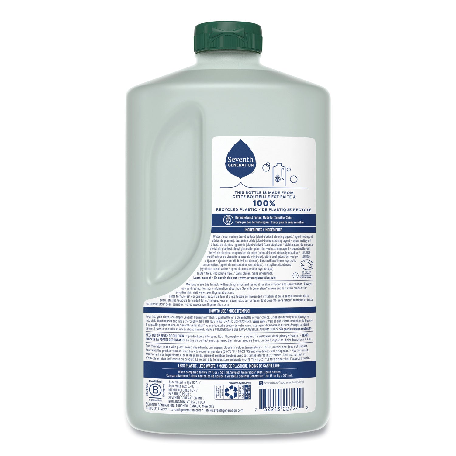 natural-dishwashing-liquid-free-and-clear-50-oz-bottle-3-carton_sev22724ct - 4