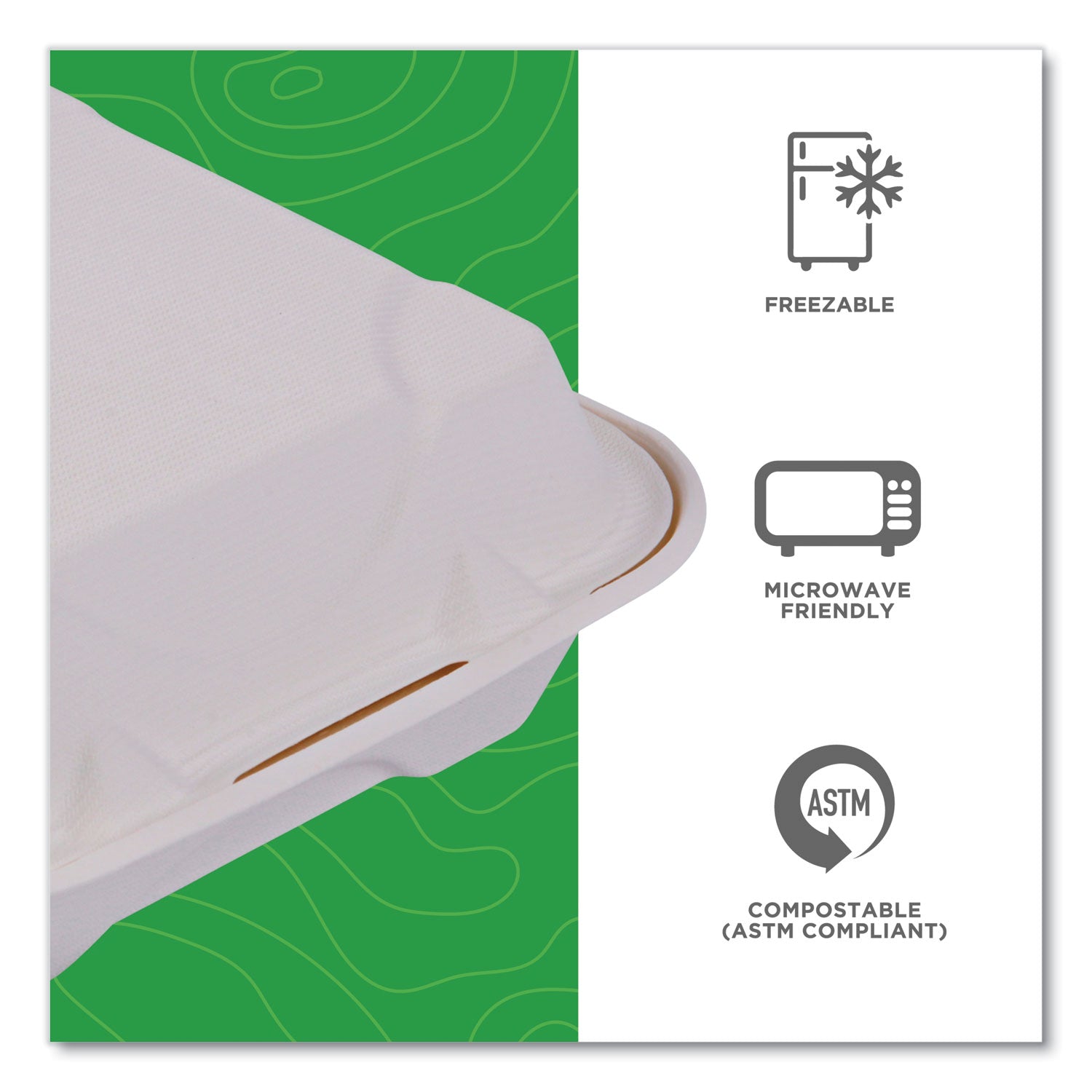 renewable-and-compostable-sugarcane-clamshells--8-x-8-x-3-50-packs-4-packs-carton_ecoephc81 - 5