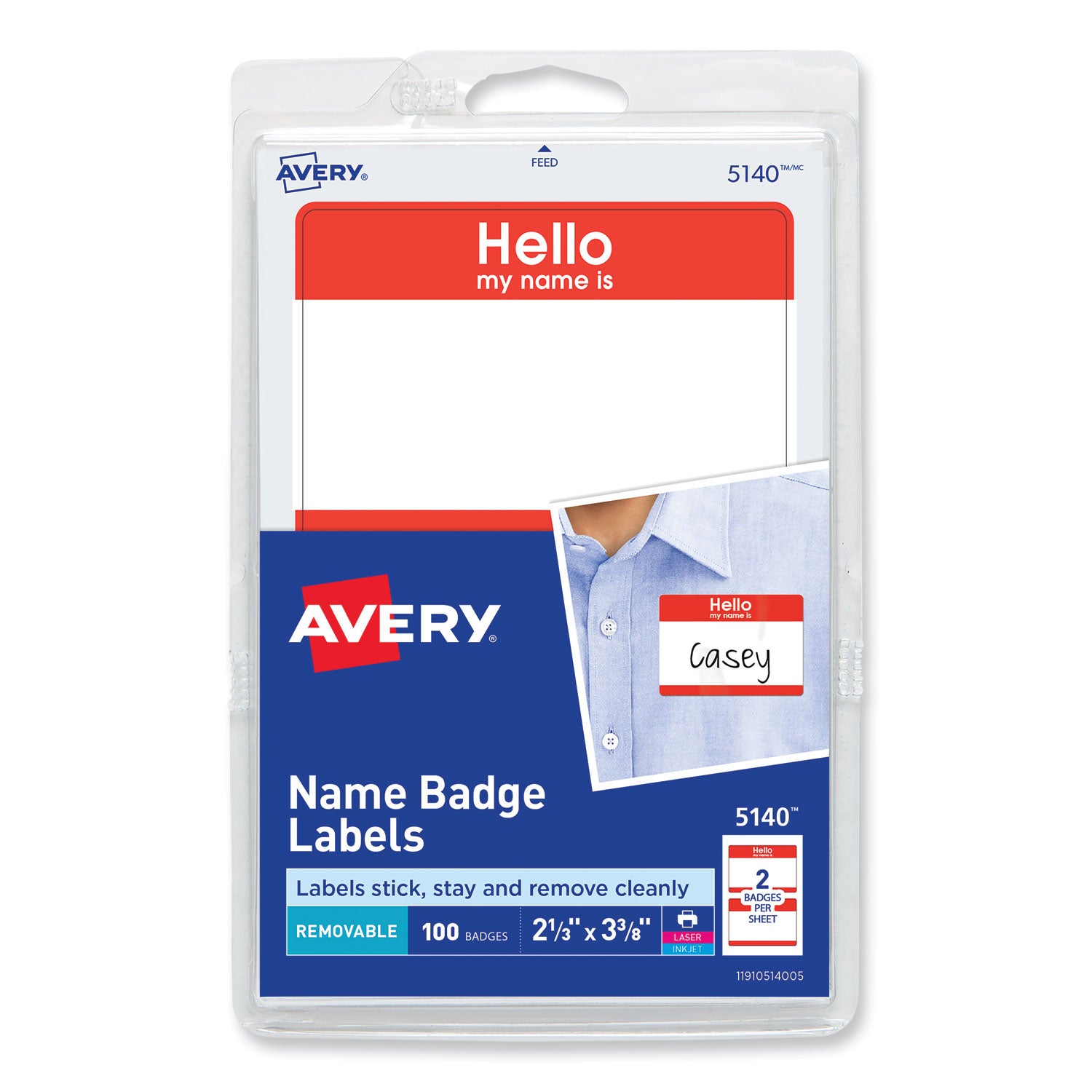 printable-self-adhesive-name-badges-2-1-3-x-3-3-8-red-hello-100-pack_ave5140 - 1