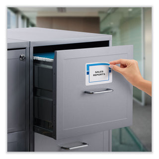 Removable Multi-Use Labels, Inkjet/Laser Printers, 3.33 x 4, White, 6/Sheet, 25 Sheets/Pack