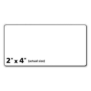 Labels, Laser Printers, 2 x 4, White, 10/Sheet, 250 Sheets/Box - 