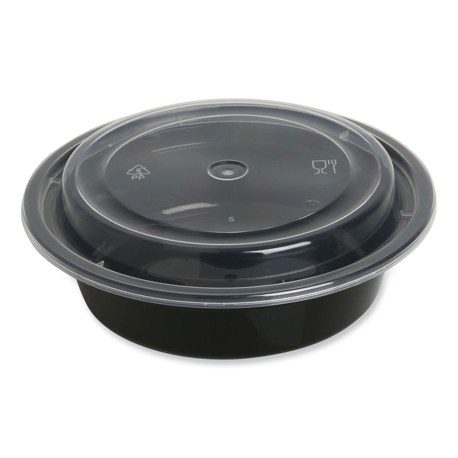 microwavable-food-container-with-lid-round-16-oz-629-x-629-x-196-black-clear-plastic-150-carton_gentornd16 - 1