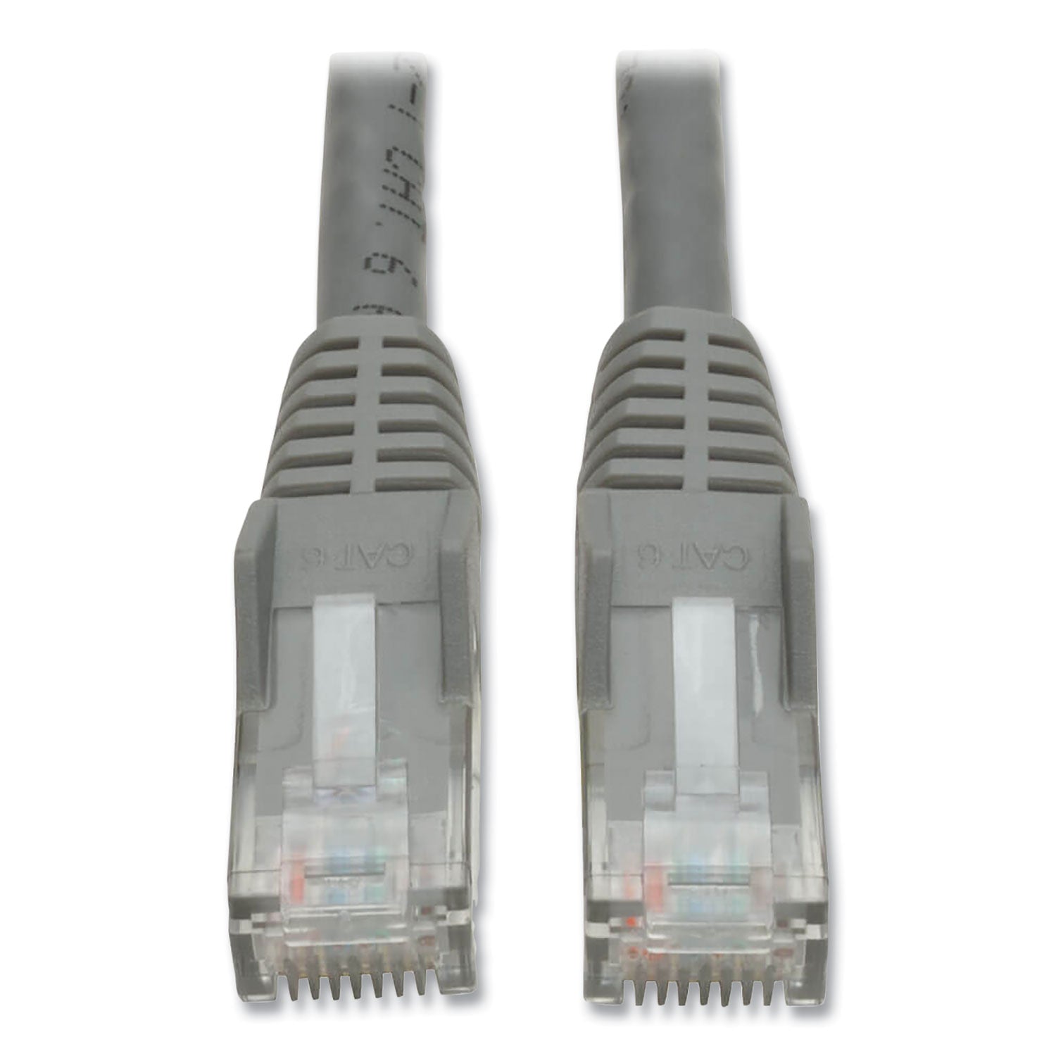 CAT6 Gigabit Snagless Molded Patch Cable, 50 ft, Gray - 