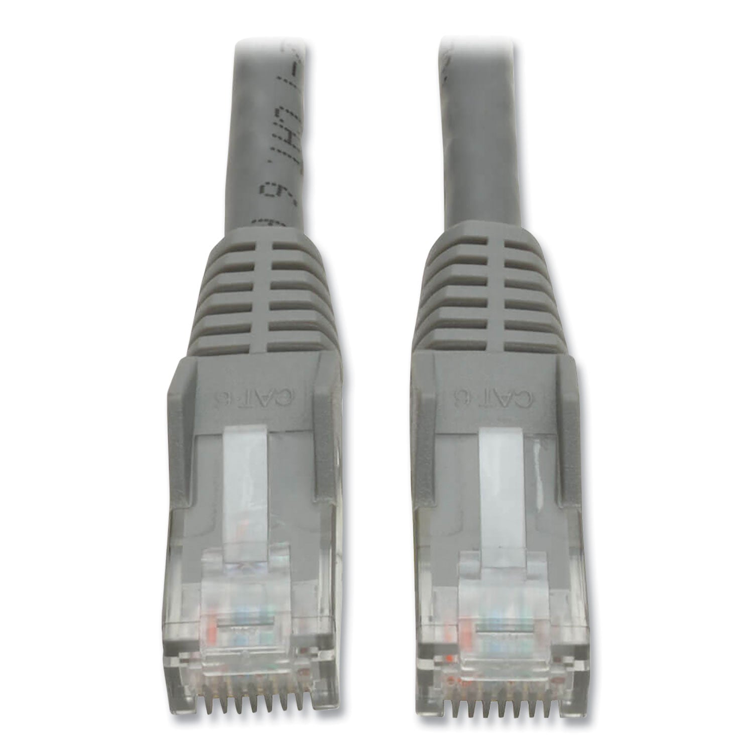 CAT6 Gigabit Snagless Molded Patch Cable, 7 ft, Gray - 