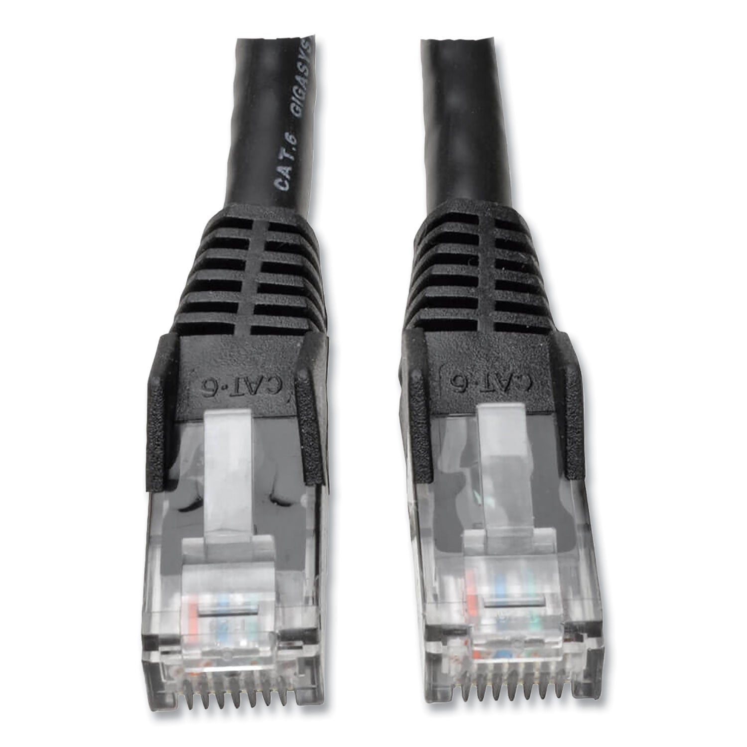 CAT6 Gigabit Snagless Molded Patch Cable, 25 ft, Black - 