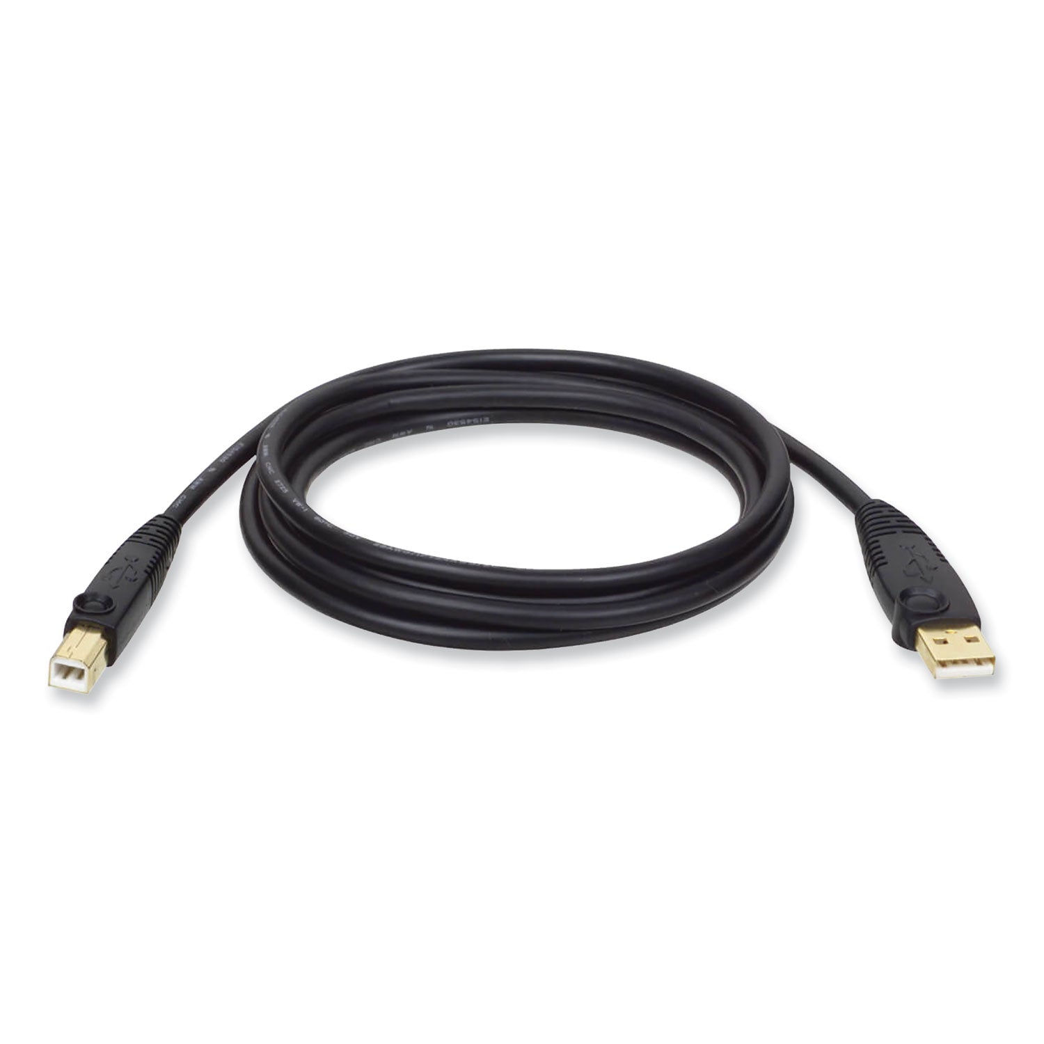 USB 2.0 A/B Cable (M/M), 15 ft, Black - 