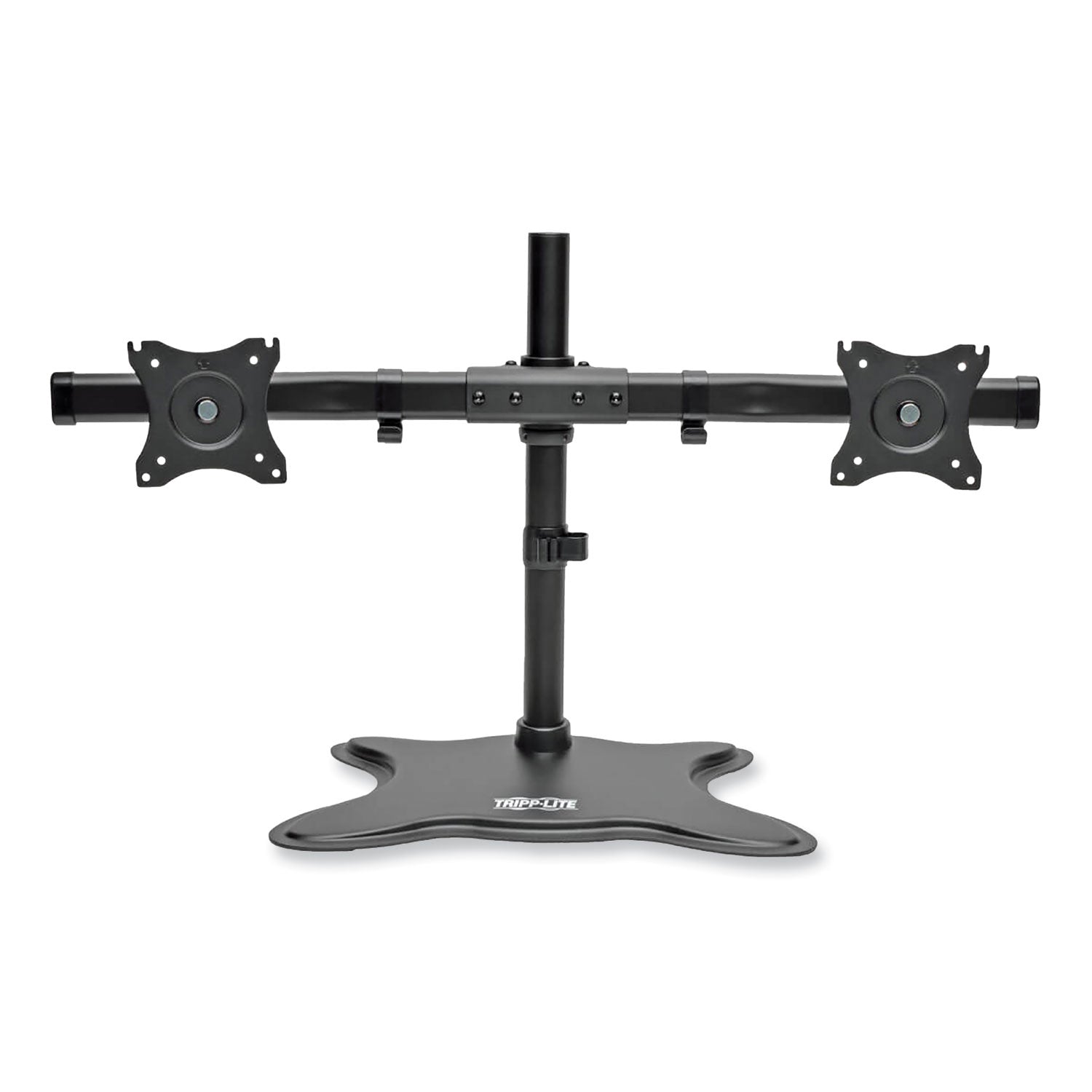 Dual Desktop Monitor Stand, For 13" to 27" Monitors, 31.69" x 10" x 18.11", Black, Supports 26 lb