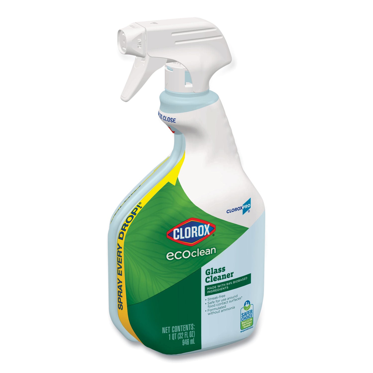 clorox-pro-ecoclean-glass-cleaner-unscented-32-oz-spray-bottle-9-carton_clo60277ct - 2