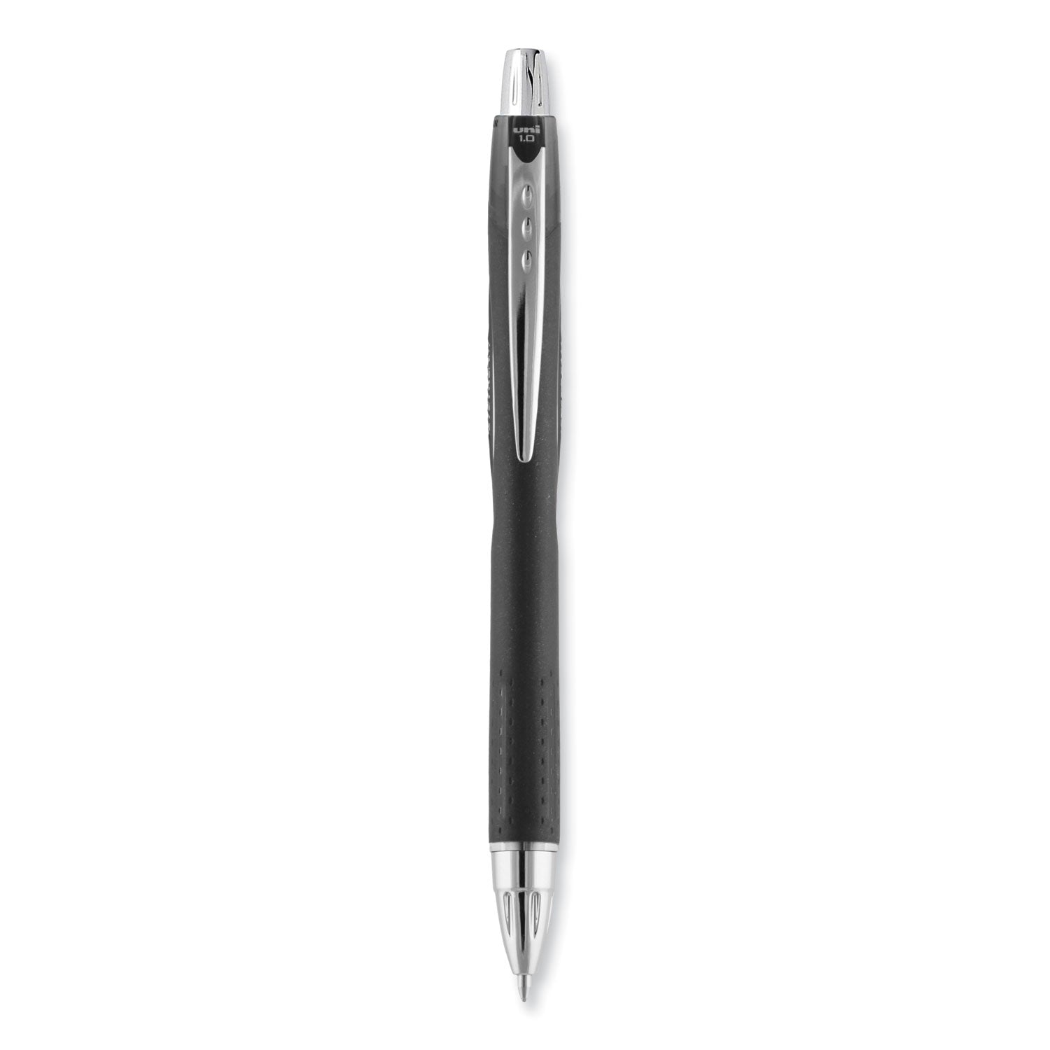 jetstream-retractable-hybrid-gel-pen-bold-1-mm-black-ink-black-silver-barrel_ubc73832 - 2