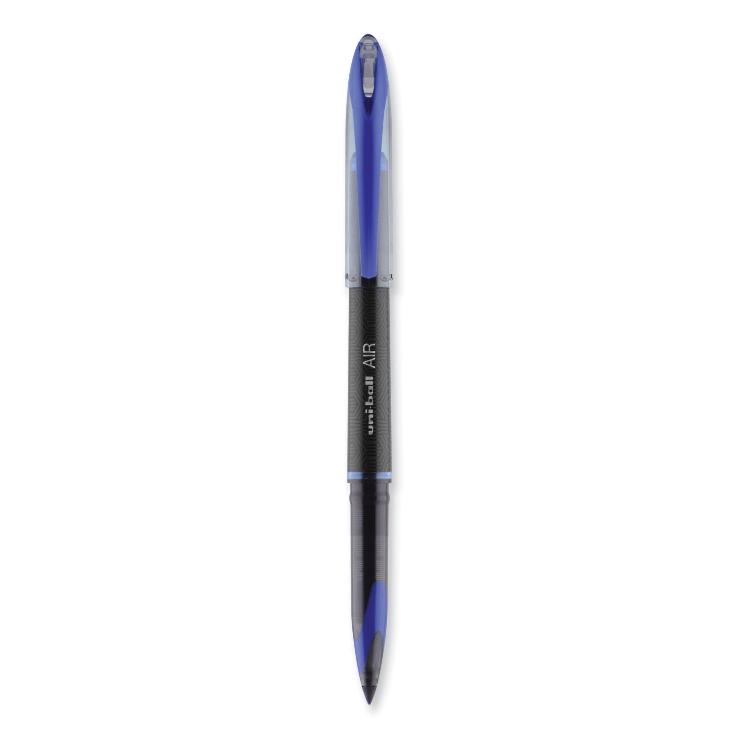 air-porous-roller-ball-pen-stick-medium-07-mm-blue-ink-black-blue-barrel-dozen_ubc1927701 - 2