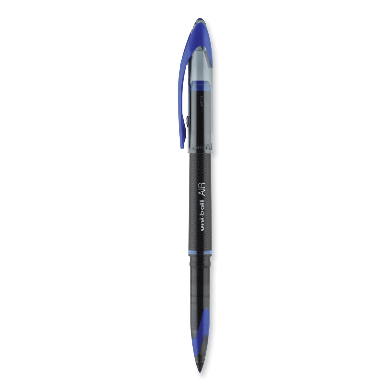 air-porous-roller-ball-pen-stick-medium-07-mm-blue-ink-black-blue-barrel-dozen_ubc1927701 - 3