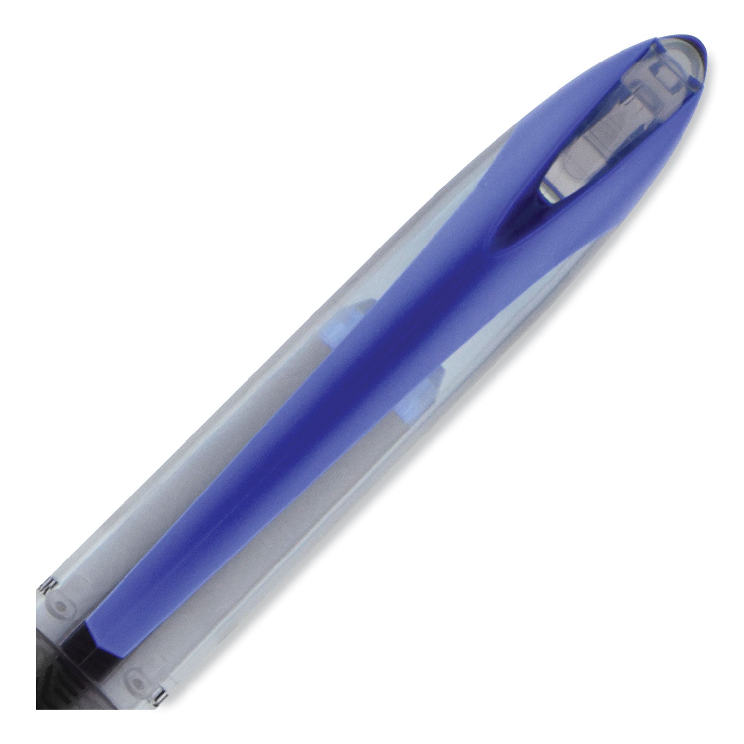 air-porous-roller-ball-pen-stick-medium-07-mm-blue-ink-black-blue-barrel-dozen_ubc1927701 - 6