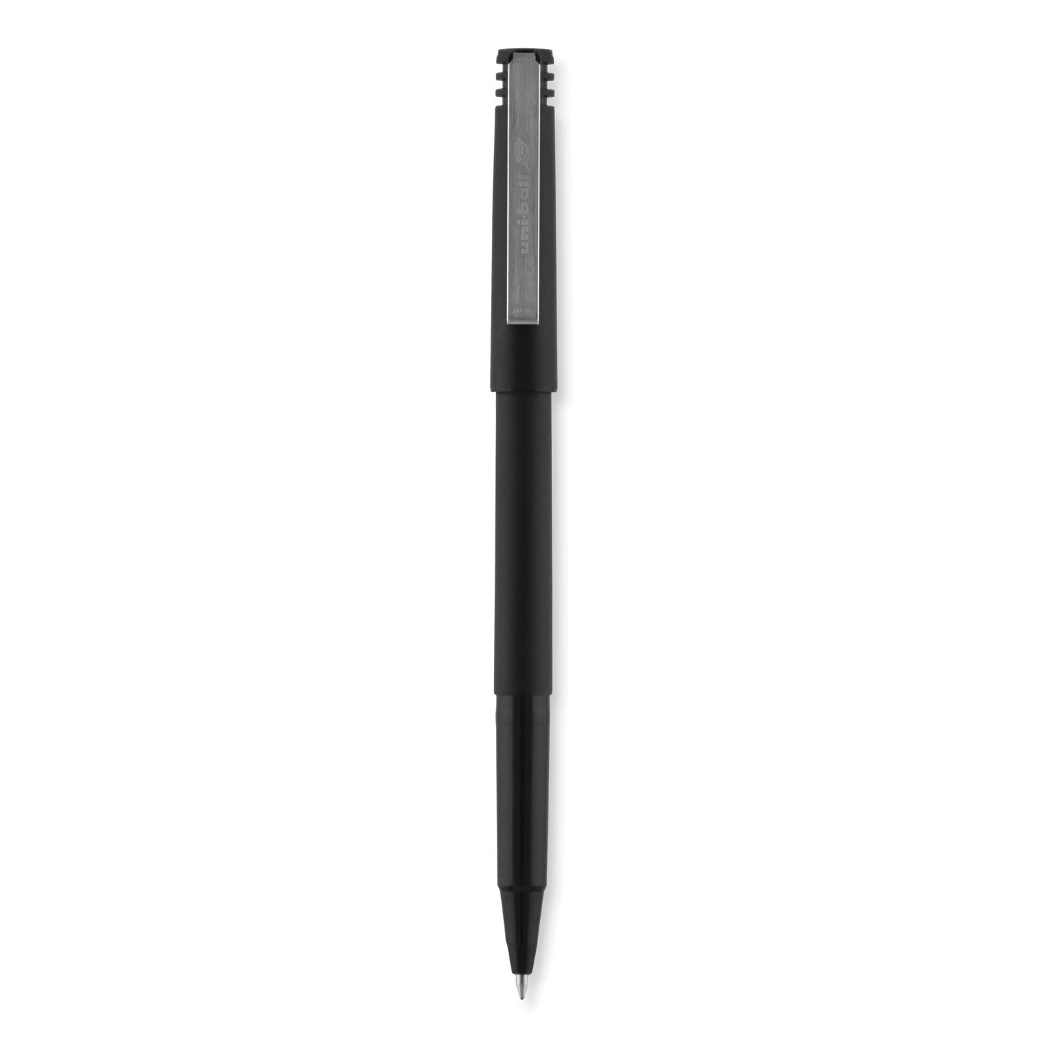 roller-ball-pen-stick-fine-07-mm-black-ink-black-barrel-dozen_ubc60101 - 2