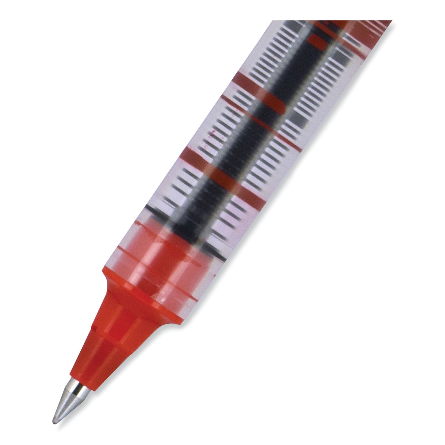 vision-roller-ball-pen-stick-extra-fine-05-mm-red-ink-gray-red-barrel-dozen_ubc60117 - 7