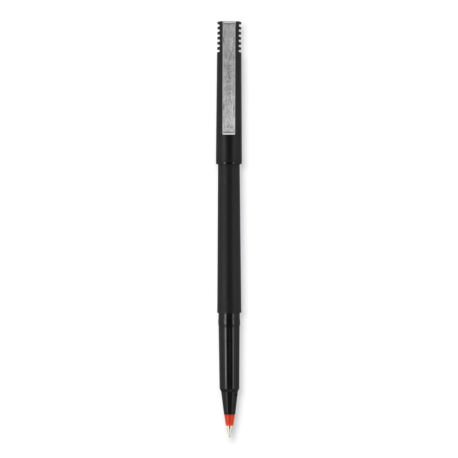 roller-ball-pen-stick-extra-fine-05-mm-red-ink-black-red-barrel-dozen_ubc60152 - 2