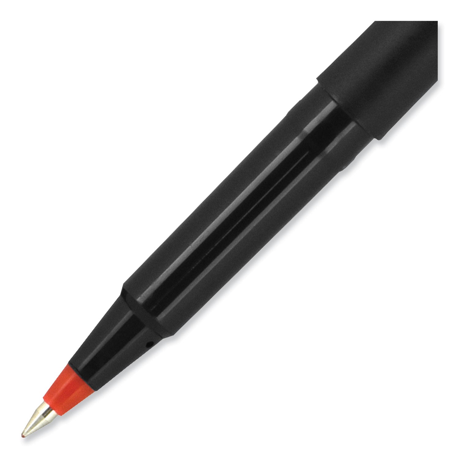 roller-ball-pen-stick-extra-fine-05-mm-red-ink-black-red-barrel-dozen_ubc60152 - 7