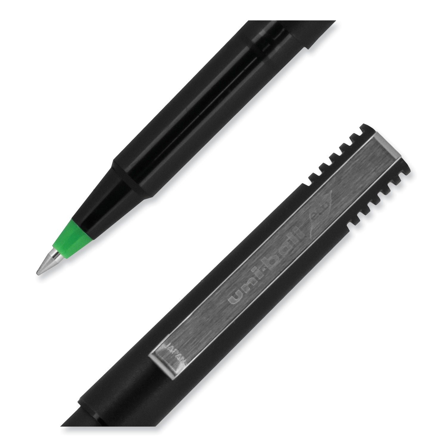 roller-ball-pen-stick-extra-fine-05-mm-green-ink-black-green-barrel-dozen_ubc60154 - 5